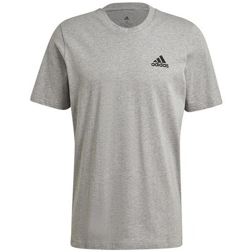 Vêtements Homme T-shirts manches courtes adidas Originals Essentials Embroidered Small Logo Tee Gris