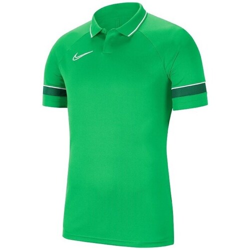 Vêtements Homme T-shirts Grey manches courtes Nike Drifit Academy 21 Polo Vert