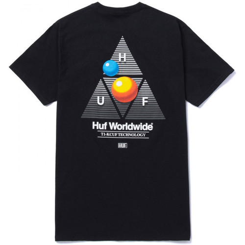 Vêtements Homme howley logo sweatshirt ligne Huf T-shirt ligne video format tt ss Noir