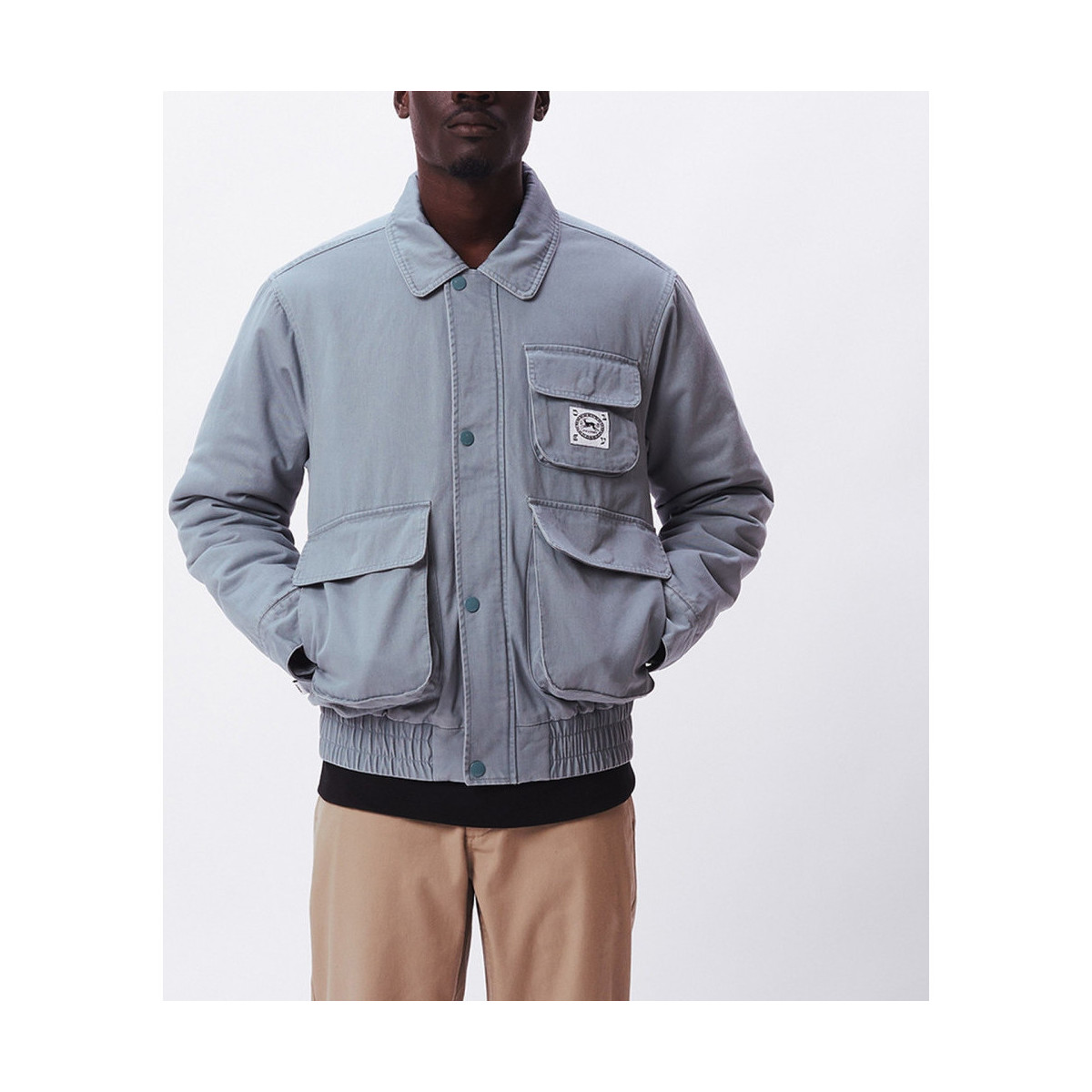 Vêtements Homme Vestes / Blazers Obey Coltrane jacket Gris