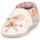 Chaussures Fille Chaussons Robeez DANCING MOUSE Blanc / Rose