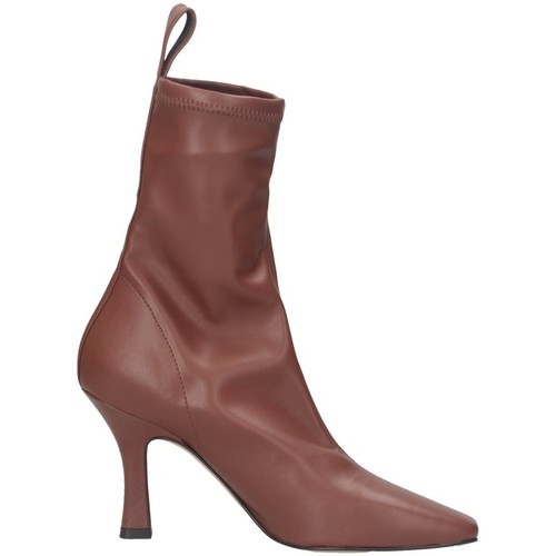 Ovye AC597 Bottes et bottines Femme CUIR Marron - Chaussures Low boots Femme  138,00 €