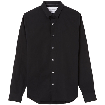 Vêtements Homme Chemises manches longues Calvin Klein Jeans Chemise  Ref 54835 BEH Noir Noir