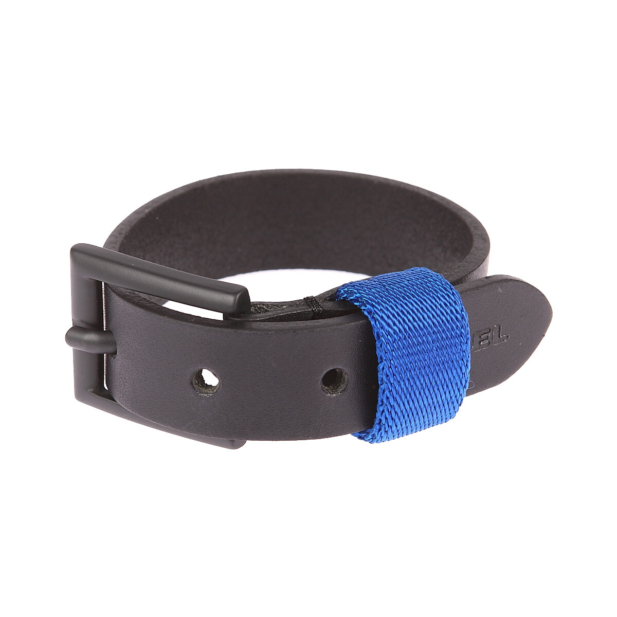 Montres & Bijoux Homme Bracelets Diesel Bracelet ajustable  A-RZE en cuir de vache lisse noir Noir