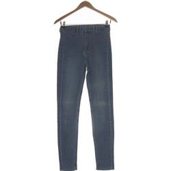 Vêtements Femme Jeans H&M jean droit femme  34 - T0 - XS Bleu Bleu