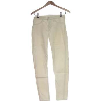 Vêtements Femme Jeans H&M jean slim femme  34 - T0 - XS Blanc Blanc