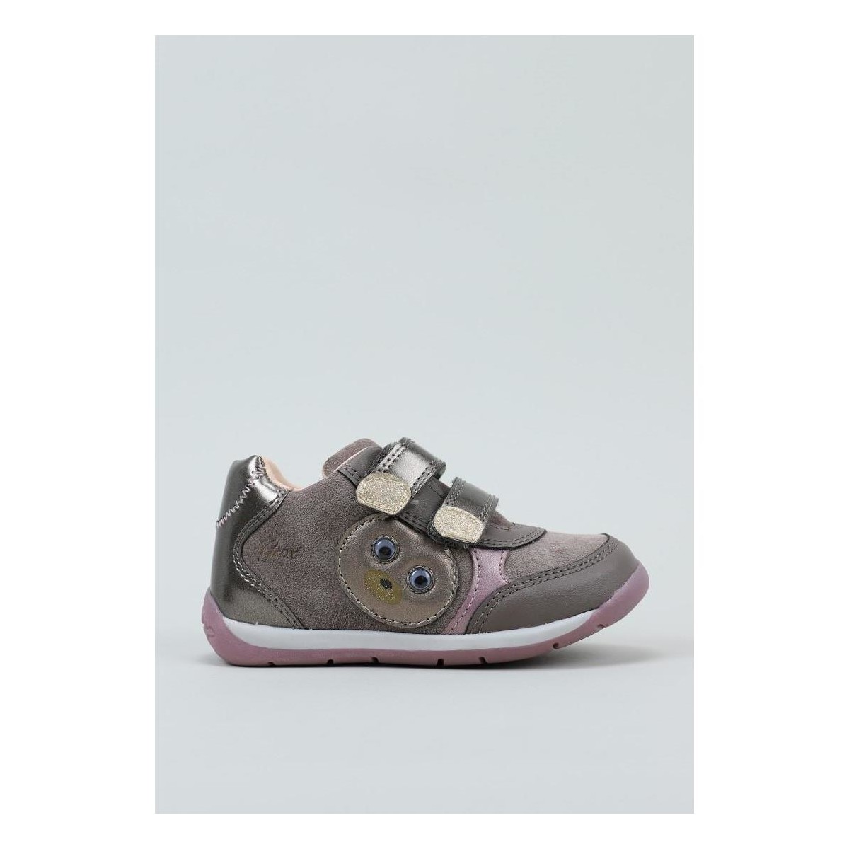 Chaussures Fille Baskets montantes Geox B EACH GIRL B Gris