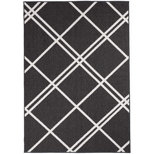 Maison & Déco Textiles d'extérieur Unamourdetapis EX1 DOBLI REVERSIBLE Noir