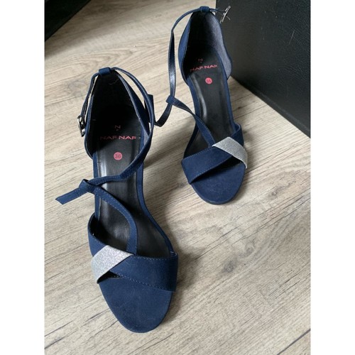 Autre Escarpins naf naf Bleu - Chaussures Escarpins Femme 25,00 €