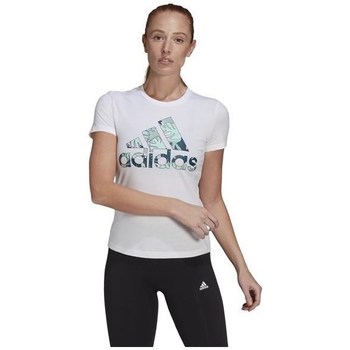 Vêtements Femme T-shirts manches courtes adidas Originals Tropical Graphic Blanc