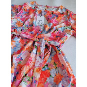 Made In Italia Robe Flowers Pink Multicolore