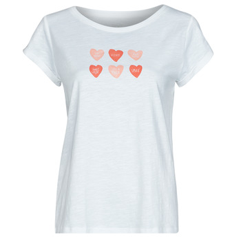 Vêtements Femme T-shirts manches courtes Esprit BCI Valentine S Blanc