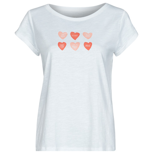 Vêtements Femme T-shirts manches courtes Esprit BCI Valentine S Blanc
