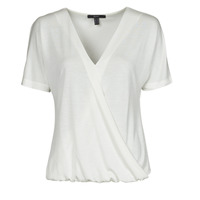 Vêtements Femme T-shirts manches courtes Esprit CLT wrap tshirt OFF WHITE