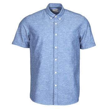 Vêtements Homme Chemises manches courtes Esprit COO co/lin ssl Bleu