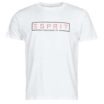 Vêtements Homme T-shirts manches courtes Esprit BCI N CN AW SS Blanc