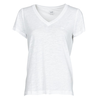 Vêtements Femme T-shirts manches courtes Lee V NECK TEE Blanc