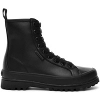 Chaussures Femme Boots Superga 2643 Alpina Vegan Leather Noir
