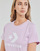 Vêtements Femme T-shirts manches courtes Converse Star Chevron Center Front Tee PALE AMETHYST