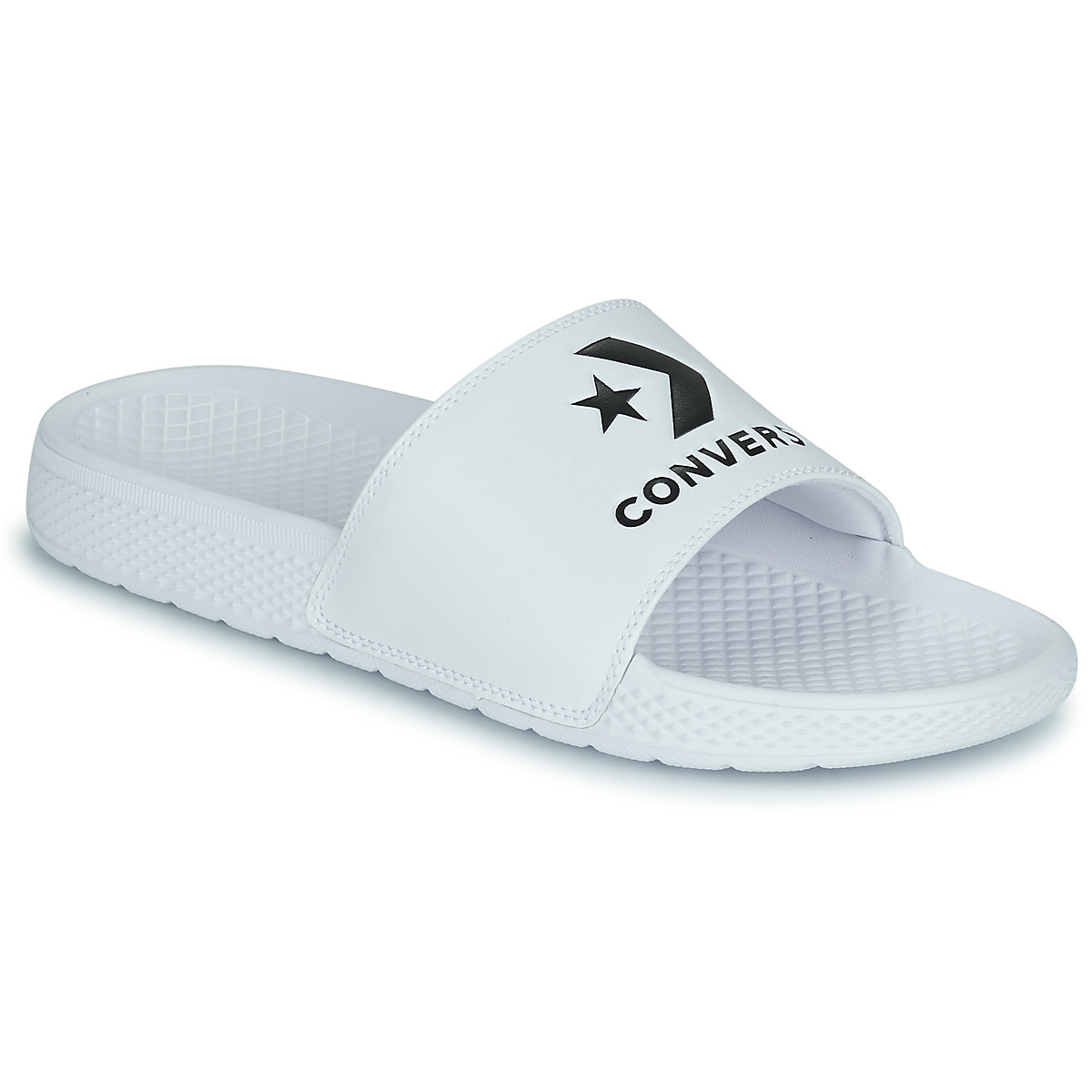 Chaussures Claquettes Converse ALL STAR SLIDE FOUNDATION SLIP Blanc
