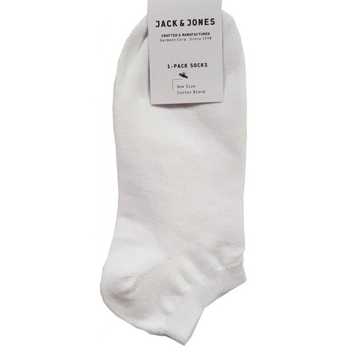 Sous-vêtements Homme Chaussettes Jack & Jones 12066296 DONGO-WHITE Blanc