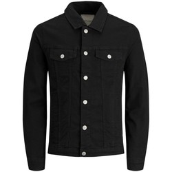 Vêtements Homme Vestes en jean Jack & Jones 12136319 ALVIN-BLACK Noir