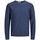 Vêtements Garçon Pulls Jack & Jones 12165398 SLUB KNIT-DENIM BLUE Bleu