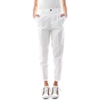 Vêtements Femme Pantalons 40weft NEVE 6421/7160-40W441 BIANCO Blanc