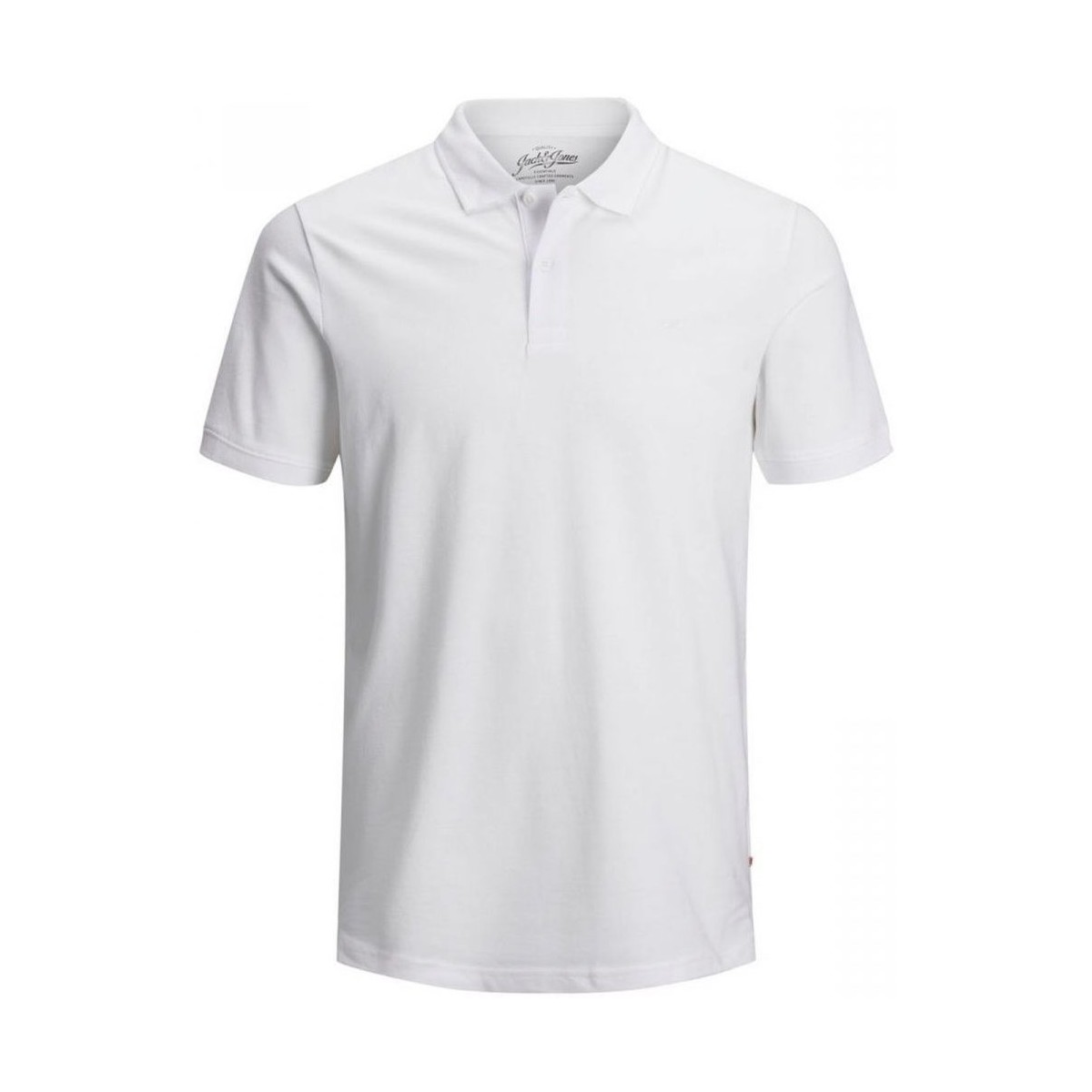 Vêtements Homme T-shirts & Polos Jack & Jones 12136516 BASIC POLO-WHITE Blanc