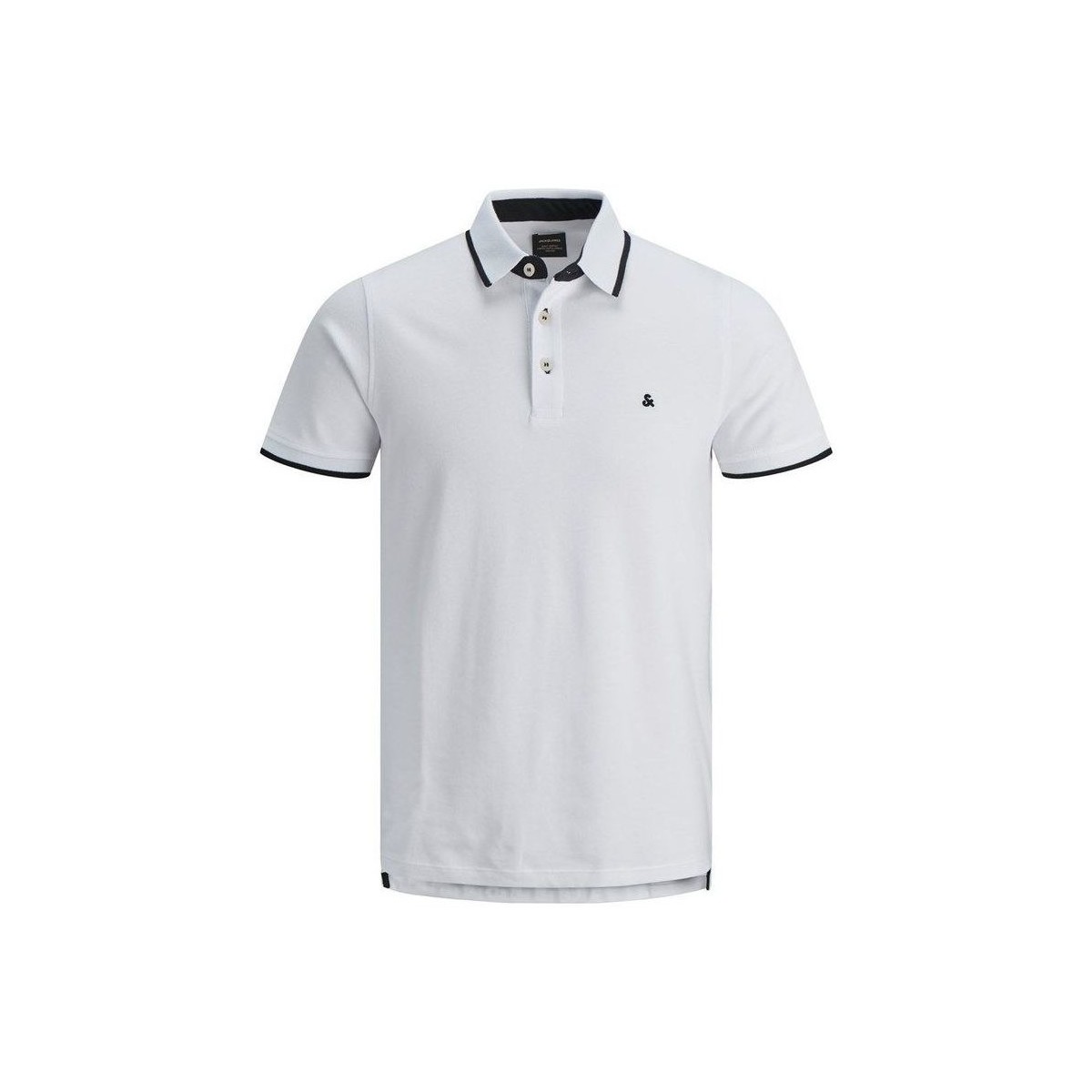 Vêtements Homme T-shirts & Polos Jack & Jones 12136668 PAULOS-WHITE Blanc