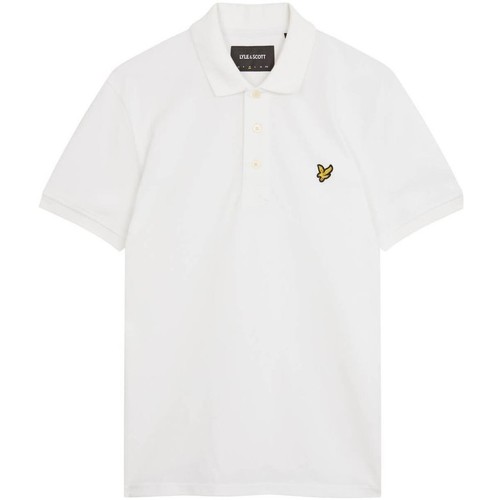 Vêtements Homme T-shirts & Polos Lyle & Scott SP400VOG POLO SHIRT-626 WHITE Blanc
