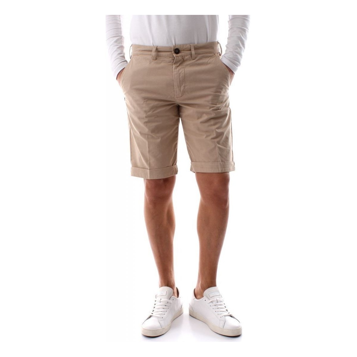 Vêtements Homme Shorts / Bermudas 40weft SERGENTBE 1683 7031-W2103 BEIGE OXFORD Beige