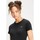Vêtements Femme T-shirts & Polos Levi's 37697 0001 - SS RIB BABY TEE-BLACK Noir