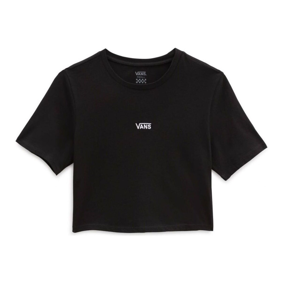 Vêtements Femme T-shirts & Polos Vans VN0A54QUBLK1 WM FLYING V CROP-BLACK Noir