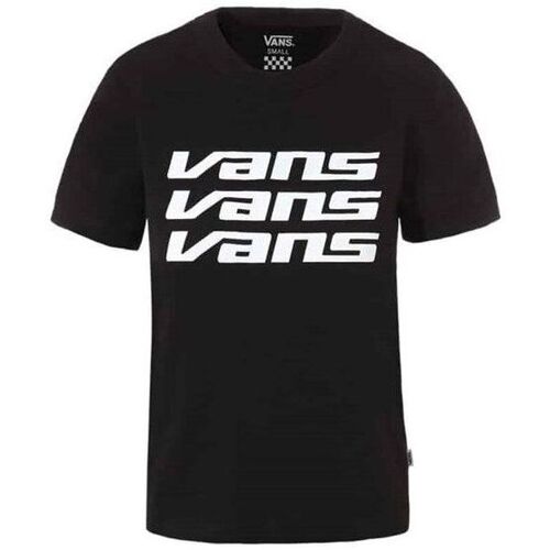 Vêtements Femme T-shirts & Polos Vans VN0A7W7BLK1 TRIFECA-BLACK Noir