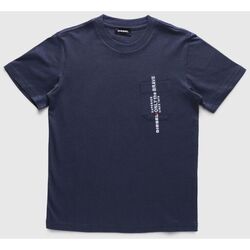 Vêtements Garçon T-shirts T-Shirt & Polos Diesel TJUSTPOCK 00J47X 00YI9-K80A BLU NAVY Bleu