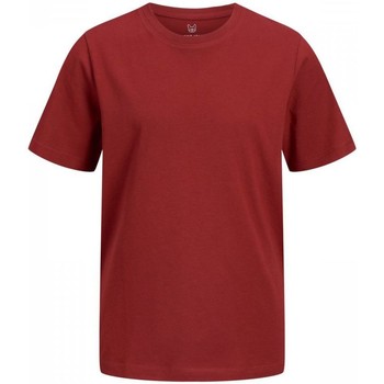Vêtements Garçon T-shirts & Polos Jack & Jones 12158433 BASE TEE-RED DAHLIA Rouge