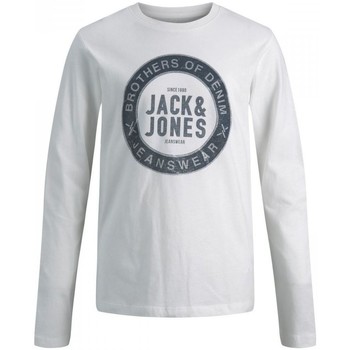 Vêtements Garçon T-shirts & Polos Jack & Jones 12190513 TEE LS-CLOUD DANCER Beige