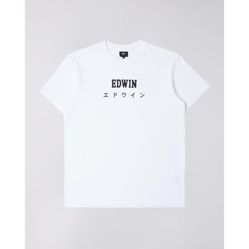Vêtements Homme storage robes wallets office-accessories pens usb polo-shirts T Shirts Edwin 45121MC000125 JAPAN TS-0267 Blanc