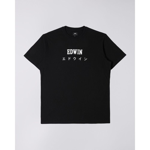 Vêtements Homme long t shirt balmain t shirt Edwin 45121MC000125 JAPAN TS-8967 Noir