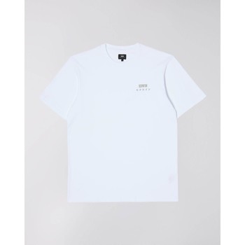 Vêtements Homme T-shirts & Polos Edwin 45421MC000120 LOGO CHEST-WHITE Blanc