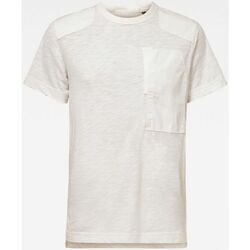 Vêtements Homme T-shirts & Polos G-Star Raw D12859 B136 ARRIS-111 MILK Blanc