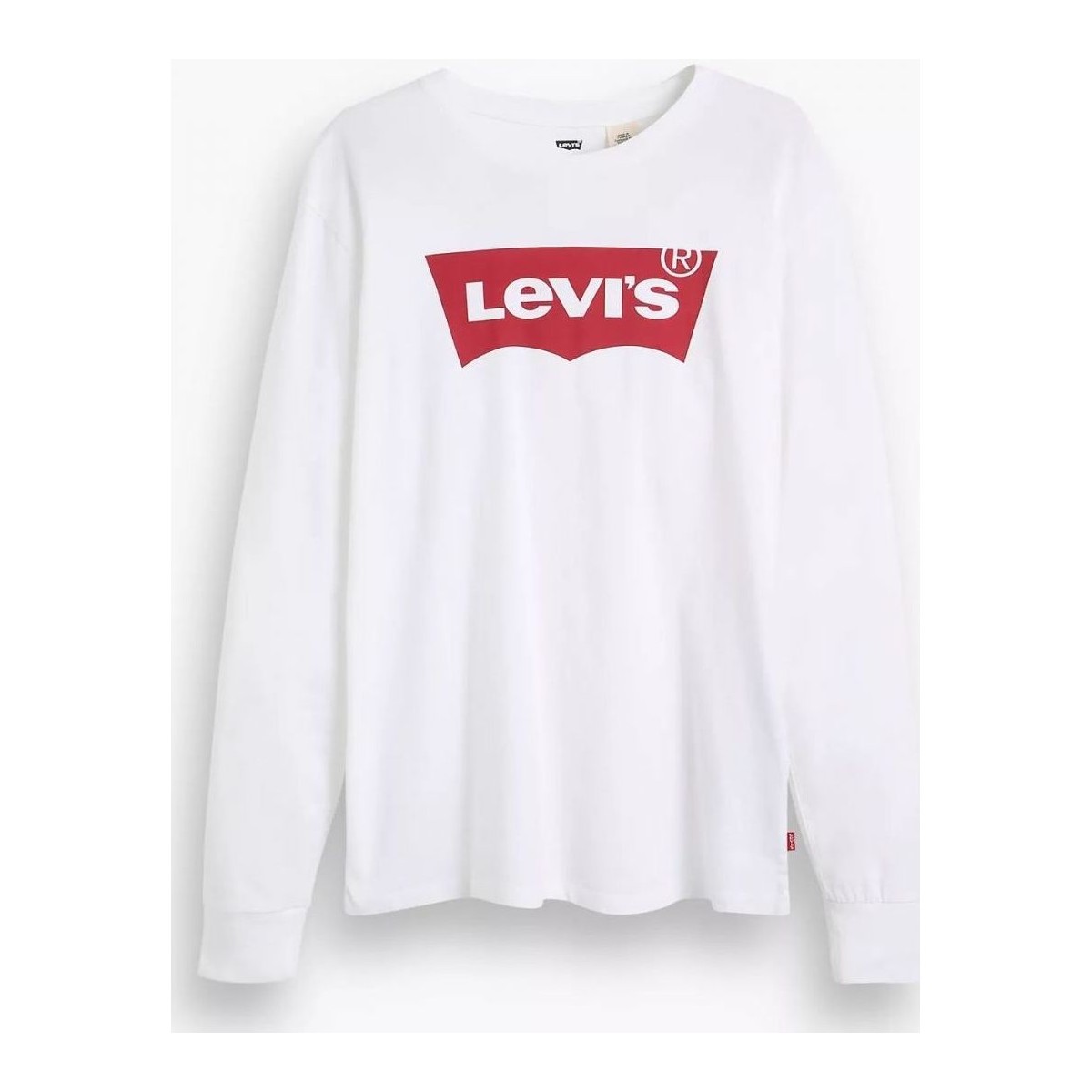 Vêtements Homme T-shirts & Polos Levi's 36015 0010 - LONG SLEEVE TEE-BRIGHT WHITE Blanc