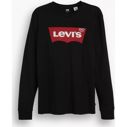 Vêtements Homme T-shirts & Polos Levi's 36015 0013 - LONG SLEEVE TEE-BLACK Noir