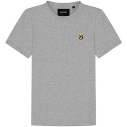 Vêtements Homme T-shirts manches courtes Lyle & Scott TS400V PLAIN T-SHIRT-D24 LIGHT GREY MARL Gris