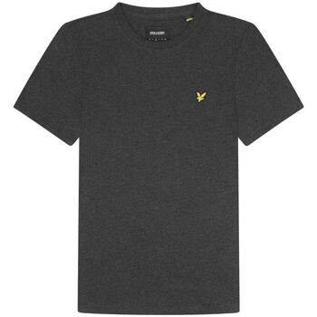 Vêtements Homme T-shirts manches courtes Lyle & Scott TS400VOG PLAIN T-SHIRT-398 CHARCOAL MARL Gris