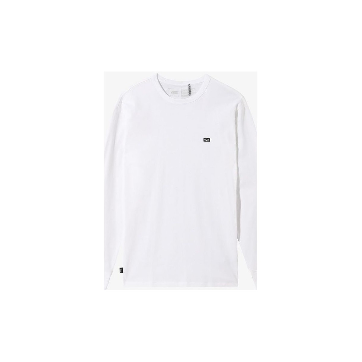 Vêtements Homme T-shirts & Polos Vans VN0A4TURWHT1 MN OFF THE WALL CLASSIC LS-WHITE Blanc
