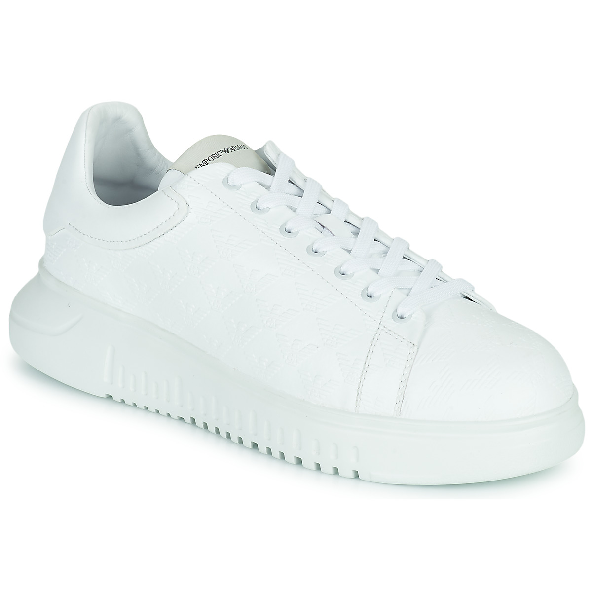 Chaussures Homme Baskets basses Emporio mois Armani  Blanc
