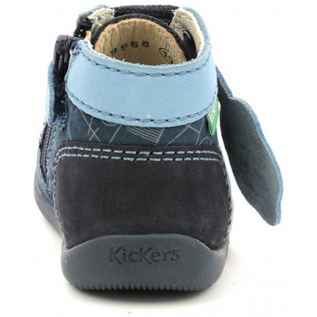 Enfant Kickers Boots bonzip-2 bleu - Chaussures Boot Enfant 79 