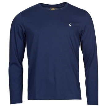 Vêtements T-shirts manches longues Polo Ralph Lauren LS CREW Marine
